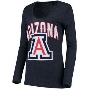 5th & Ocean Heathered Navy Arizona Wildcats scoop